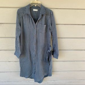 SALE-Anthropologie belted shirt dress